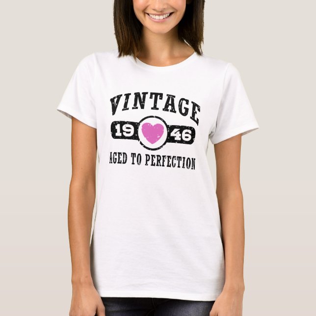 T-shirt Vintage 1946 (Frente)