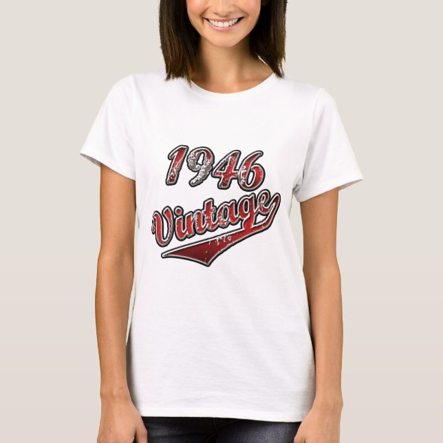T-shirt Vintage 1946 (Frente)