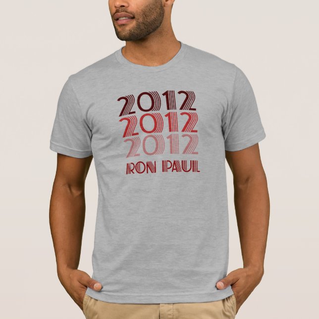 T-SHIRT VINTAGE 2012 DE RON PAUL (Frente)