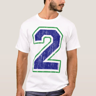 T-shirt Vintage #2 (vermelho & azul)