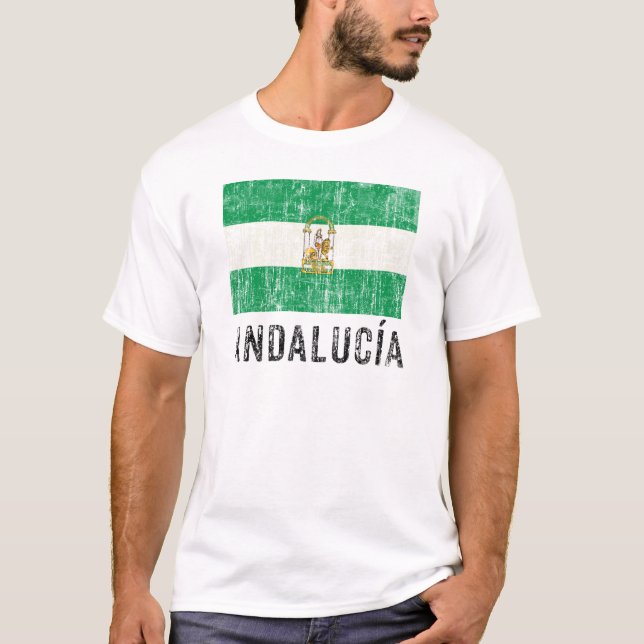 T-shirt Vintage a Andaluzia (Frente)