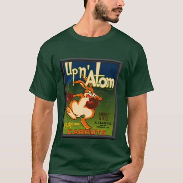 T-shirt Vintage Ad California Carrots (Frente)