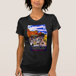 T-shirt Vintage Atlantic City Train Viagem