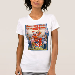 T-shirt Vintage Circus ClowShow