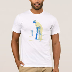 T-shirt vintage cricketing meerkat