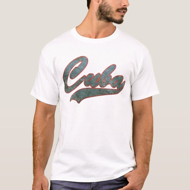 T-shirt Vintage Cuba (Frente)