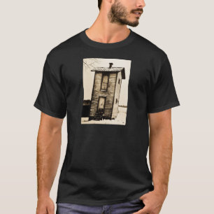 T-shirt Vintage da dependência de duas histórias engraç