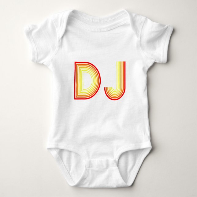 T-shirt vintage DJ (Frente)