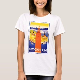 T-shirt Vintage Estocolmo Suecia