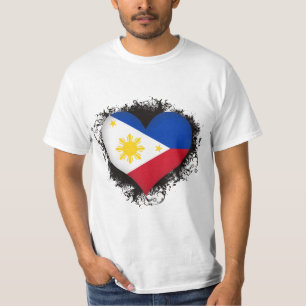T-shirt Vintage eu amo Filipinas