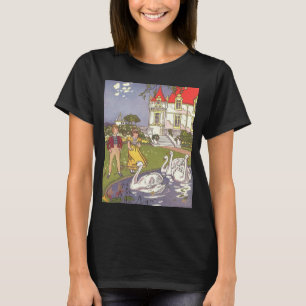 T-shirt Vintage Fairy Tale, The Ugly Ducking by Hauman
