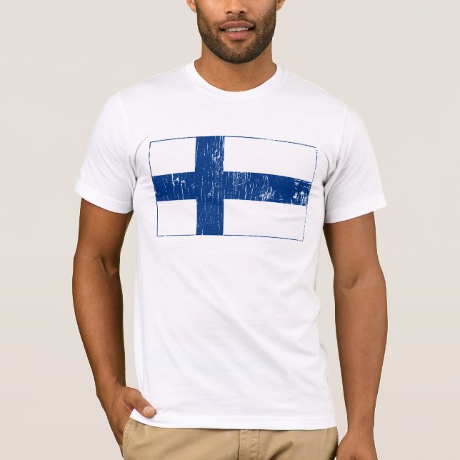 T-shirt Vintage Finlandia (Frente)