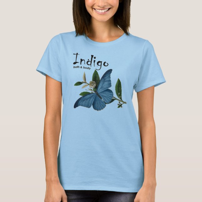 T-shirt Vintage Flowy Indigo (Frente)