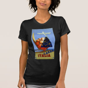 T-shirt Vintage Garda Italy Europe Air Viagem