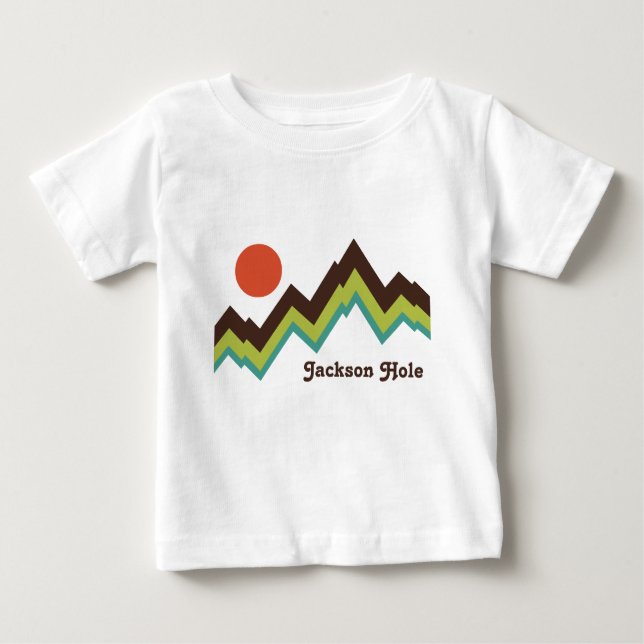 T-shirt Vintage Jackson Hole (Frente)