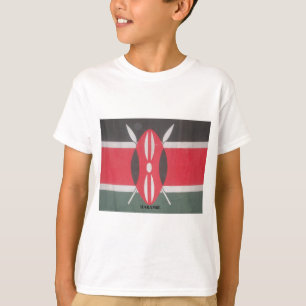 T-shirt Vintage Kenya Flag Harambe Design