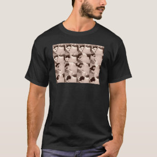 T-shirt Vintage Kitty Cat/Black & White Photo