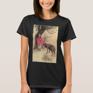 T-shirt Vintage Little Red Riding Hood by Warwick Goble