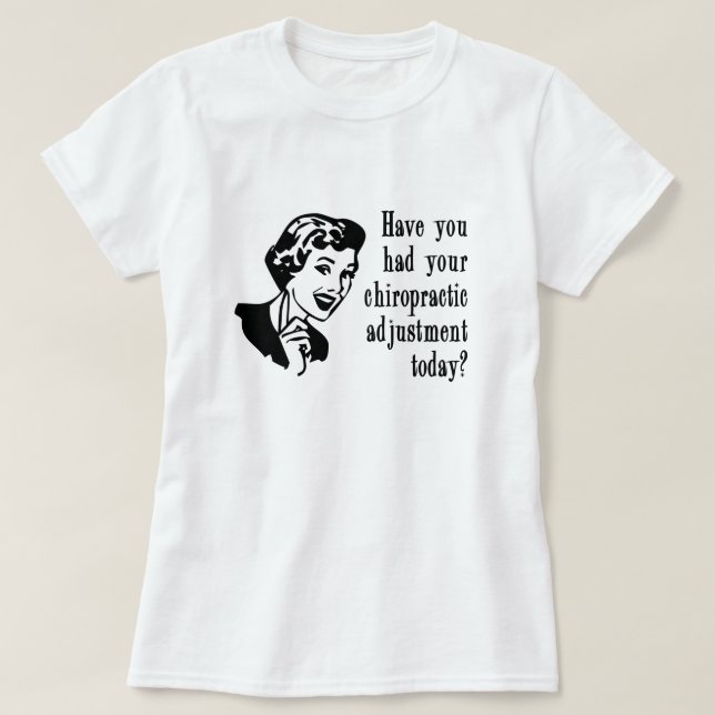 T-shirt Vintage-Look Chiro Ad (Frente do Design)
