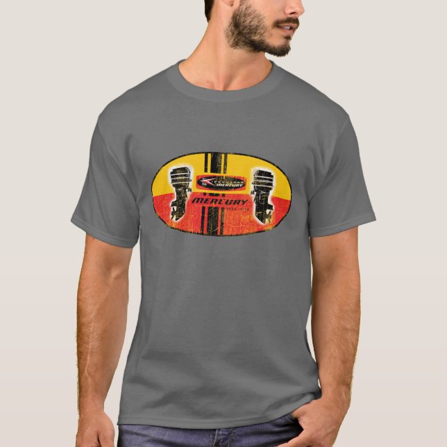 T-shirt Vintage Mercury no exterior (Frente)