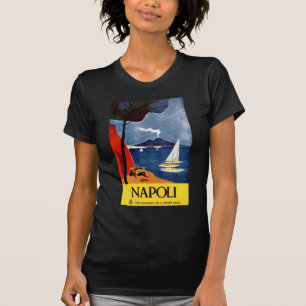 T-shirt Vintage Napoli Viagem Love Romance