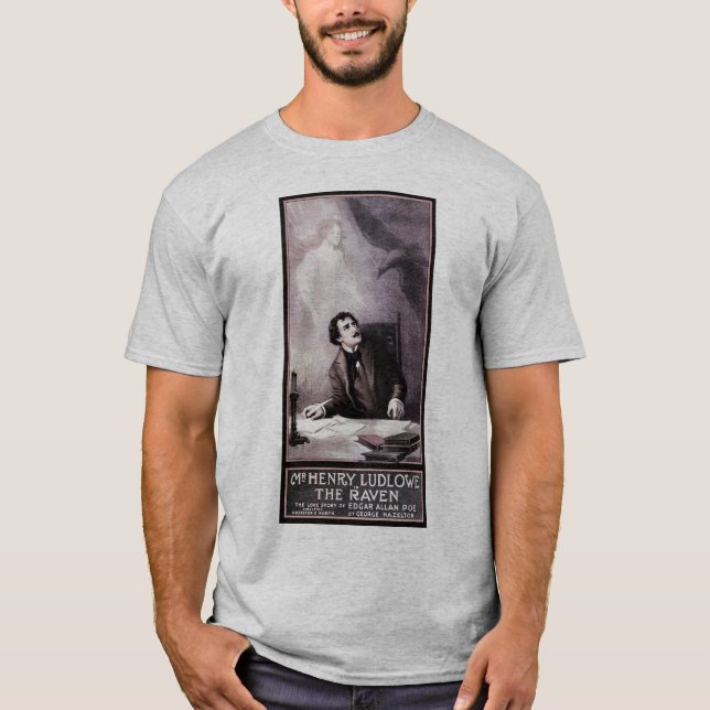T-shirt Vintage O Teatral Raven (Frente)