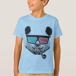 T-shirt Vintage panda 3-D