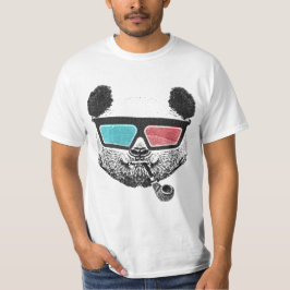 T-shirt Vintage panda 3-D