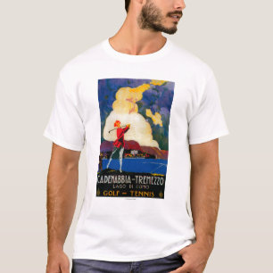 T-shirt Vintage PosterEurope de CadenabbiaTremezzo