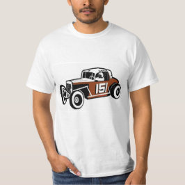 T-shirt Vintage Racecar de Stockwell do pintinho, Danbury