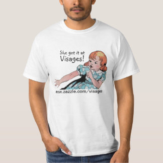 T-shirt Vintage Retro Cartografia Art Girl