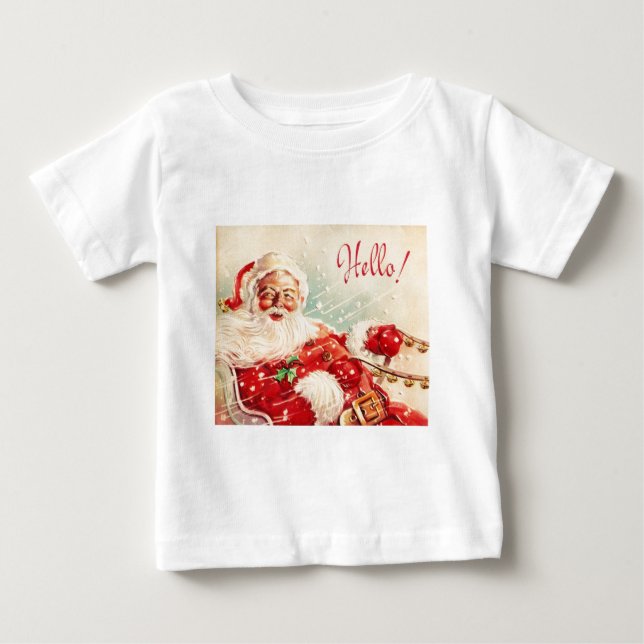 T-shirt Vintage Santa Claus (Frente)