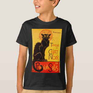 T-shirt Vintage Tournee de Chat Noir Black Cat