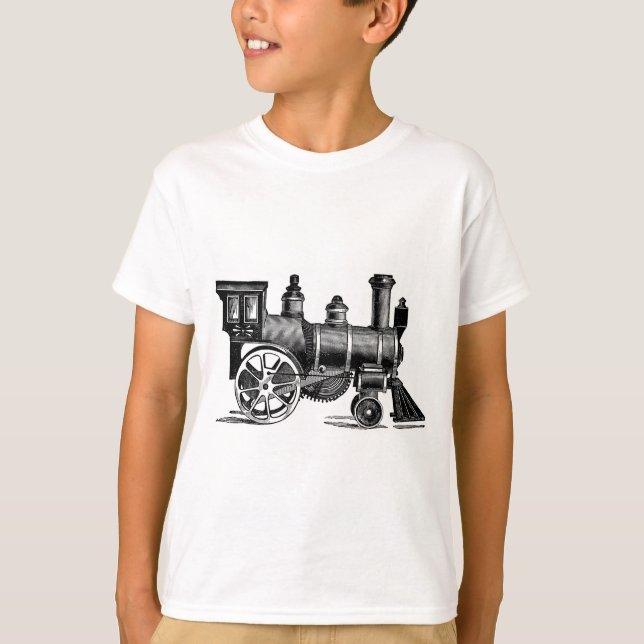 T-shirt Vintage Train (Frente)