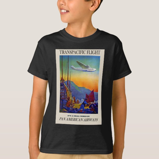 T-shirt Vintage Transpacific Viagem (Frente)