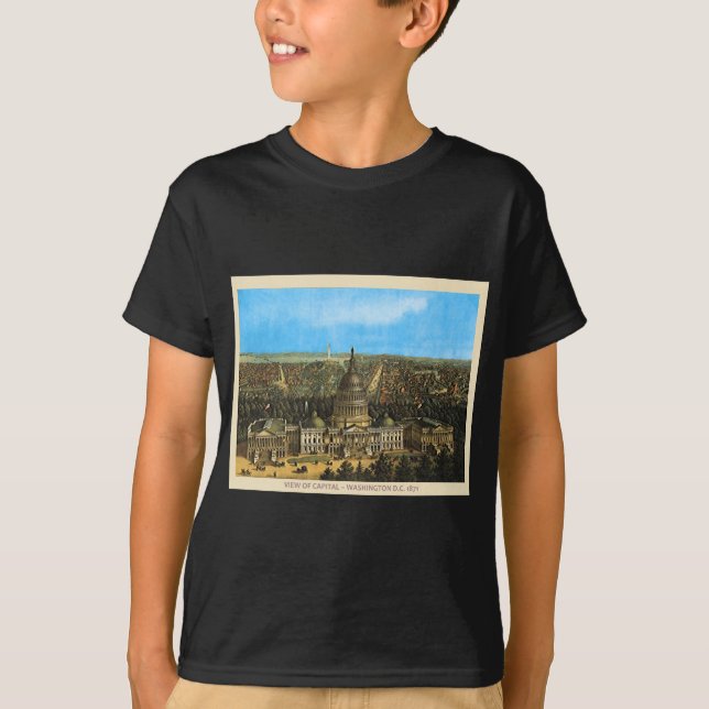 T-shirt Vintage United States Capitol (Frente)