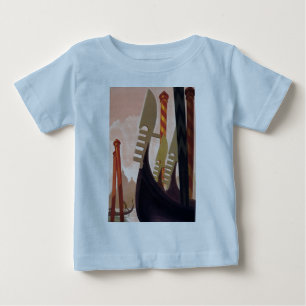 T-shirt Vintage Venezia Gondolas