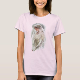 T-shirt Vintage Victorian Bride com a Bíblia Harrison Fish