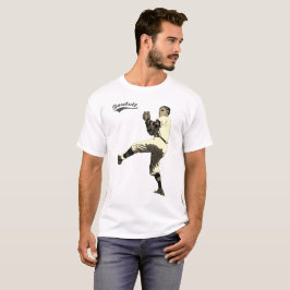 T-shirt Vintage Vintage Baseball Pitcher