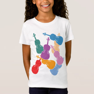 T-shirt Violas coloridas