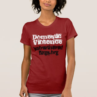 T-shirt Violência doméstica, knowtheredflags.org