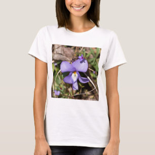 T-shirt Violeta Pata de Pássaro c/ Azulejos