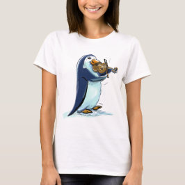 T-shirt Violinista do pinguim