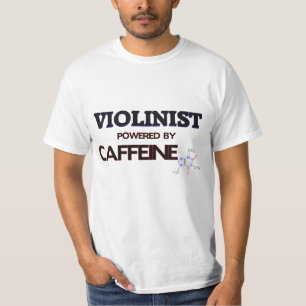 T-shirt Violinista psto pela cafeína