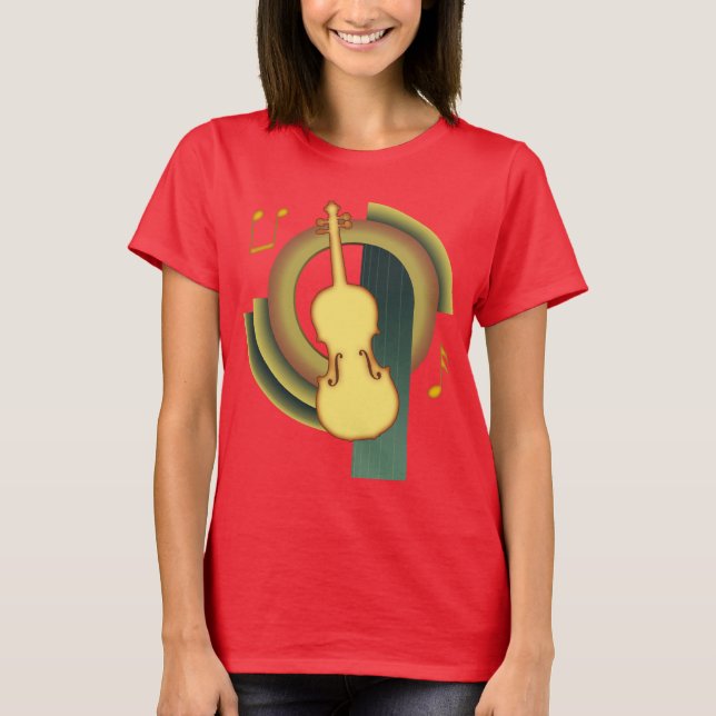 T-shirt Violino Deco (Frente)