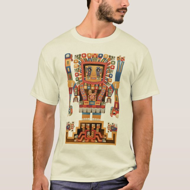 T-shirt Viracocha da porta de Sun (Frente)