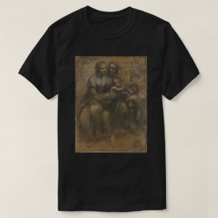 T-shirt Virgem e Criança com Rua de Leonardo da Vinci