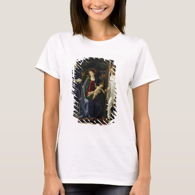 T-shirt Virgem e Criança (óleo) (Frente)