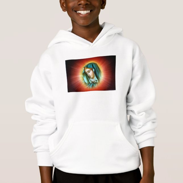 T-shirt Virgem Maria Abençoada - Mãe de Deus (Frente)