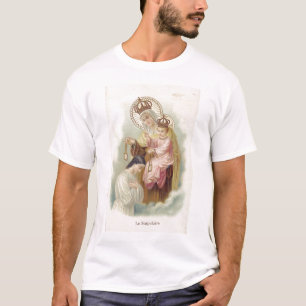 T-shirt Virgem Maria com criança do cristo